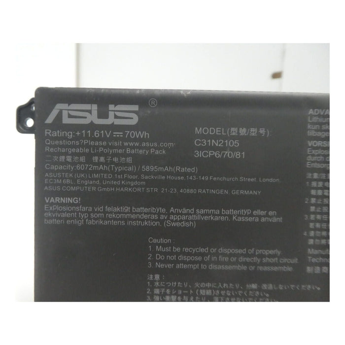 New Genuine Asus K3402ZA K3502ZA Battery 70WH