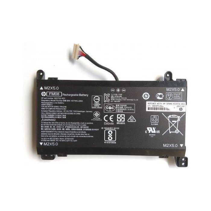 New Genuine HP FM08 922976-855 922977-855 922752-421 12wire 12-pin Battery 82Wh/83.22Wh