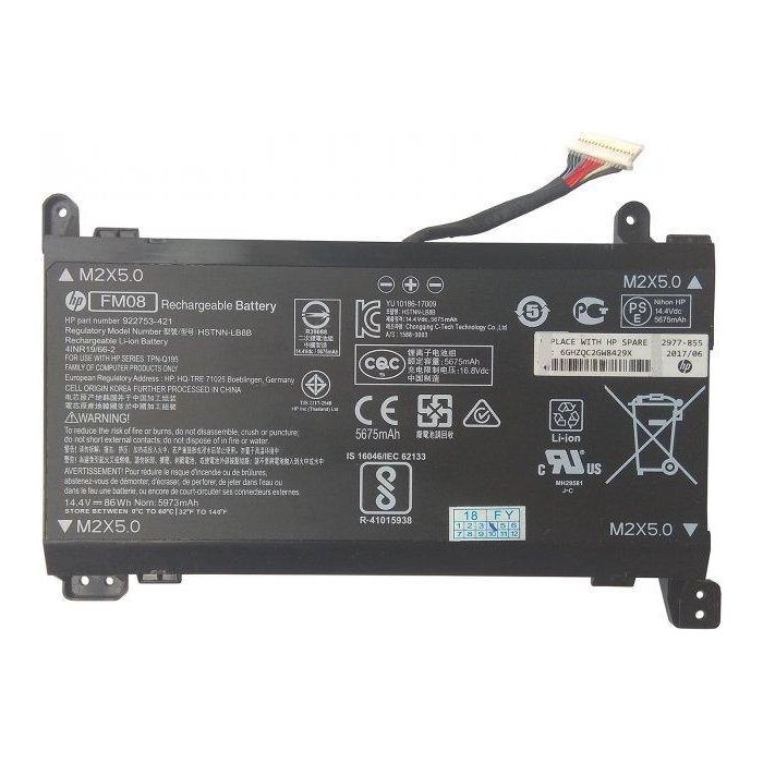 New Genuine HP FM08 922976-855 922977-855 922752-421 16wire 16-pin Battery 86Wh