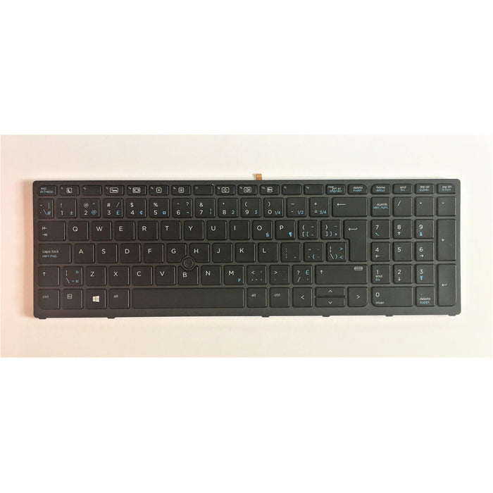 New HP Zbook 15 G3 G4 17 G3 G4 CA Bilingual Canadian Backlit Keyboard 848311-DB1 PK131C32A30