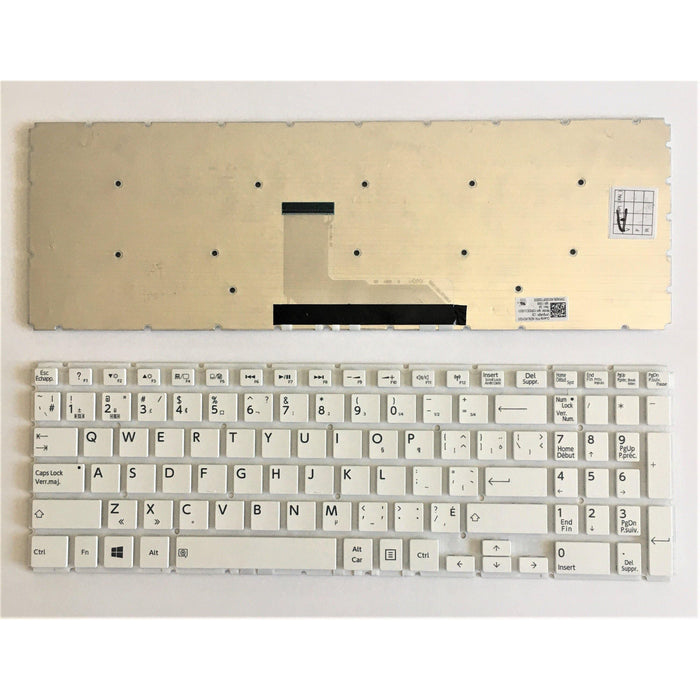 New Toshiba Satellite Bilingual Canadian CA Keyboard MP-13R83CU-9201 AEBLIK01020