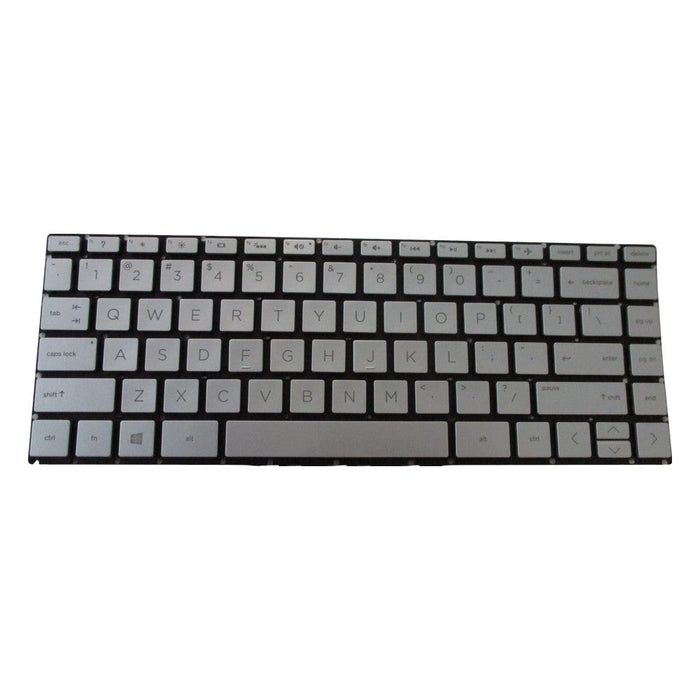 New Silver Backlit Keyboard for HP Pavilion 14-AB 14T-AB Laptops