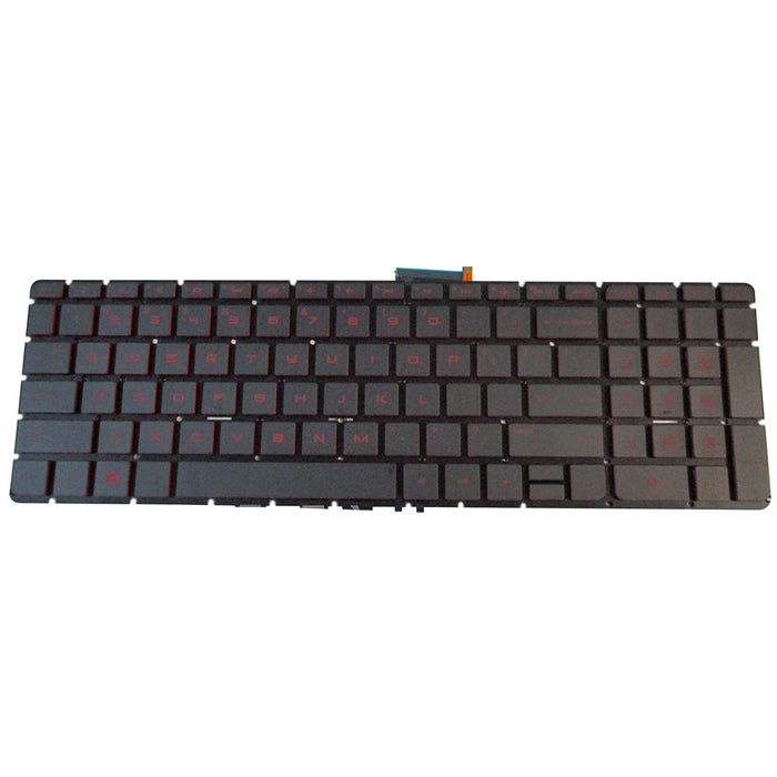 New HP Pavilion 15-AU 15-AW 15-BC 15-BK Backlit Keyboard w/ Red Keys