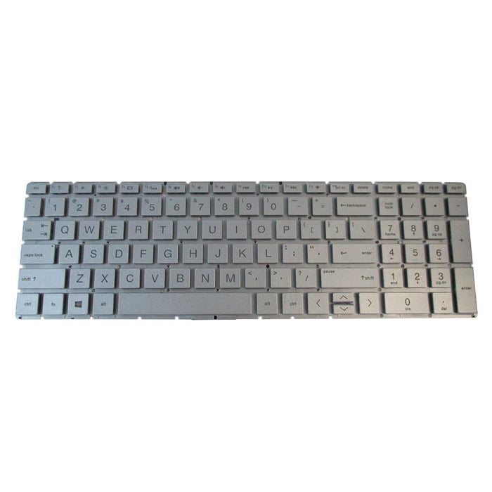 New Silver Backlit Keyboard for HP 15-DA 15T-DA 15-DB 15T-DB Laptops