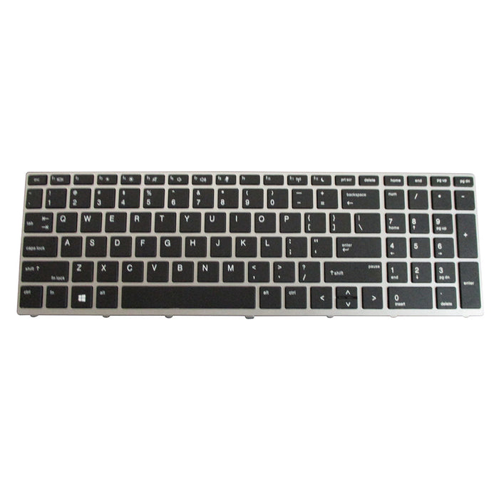 New Keyboard w/ Silver Frame for HP ProBook 430 G5 450 G5 455 G5 470 G5 Laptops