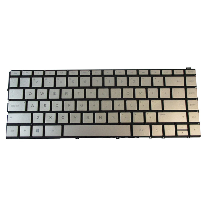 New HP Envy 13-AD Gold Replacement Backlit Keyboard