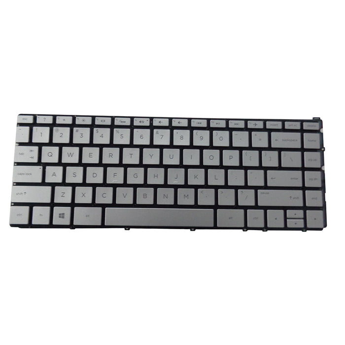 New Silver Backlit Keyboard for HP Spectre 13-W 13T-W Laptops