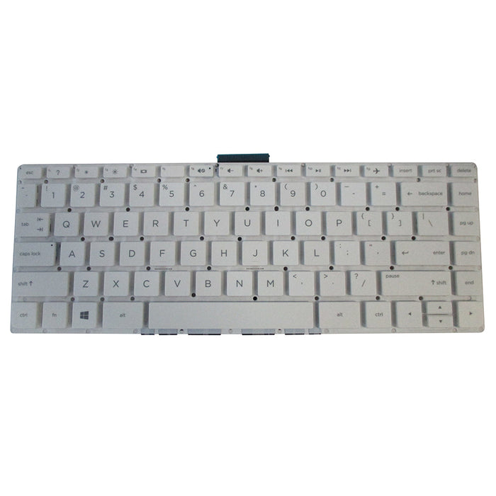 New HP Stream 14-AX White US Keyboard