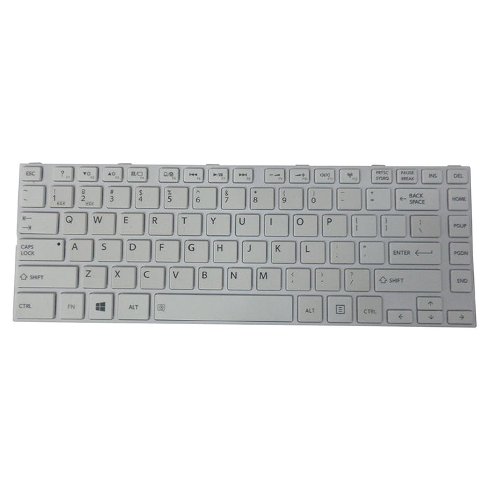 New Toshiba Satellite C40-A C40D-A C45-A C45D-A White Keyboard