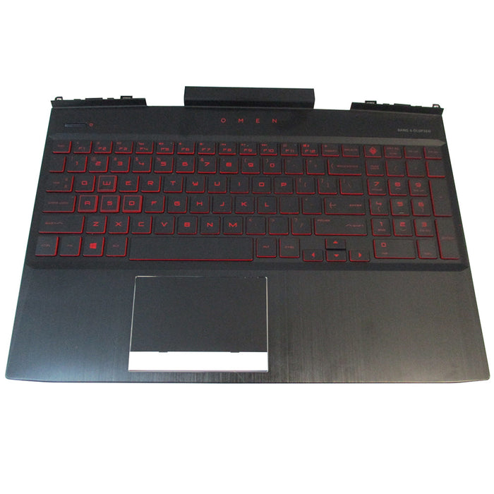 New HP Omen 15-DC 15T-DC Palmrest w/ Backlit Keyboard & Touchpad L24369-001