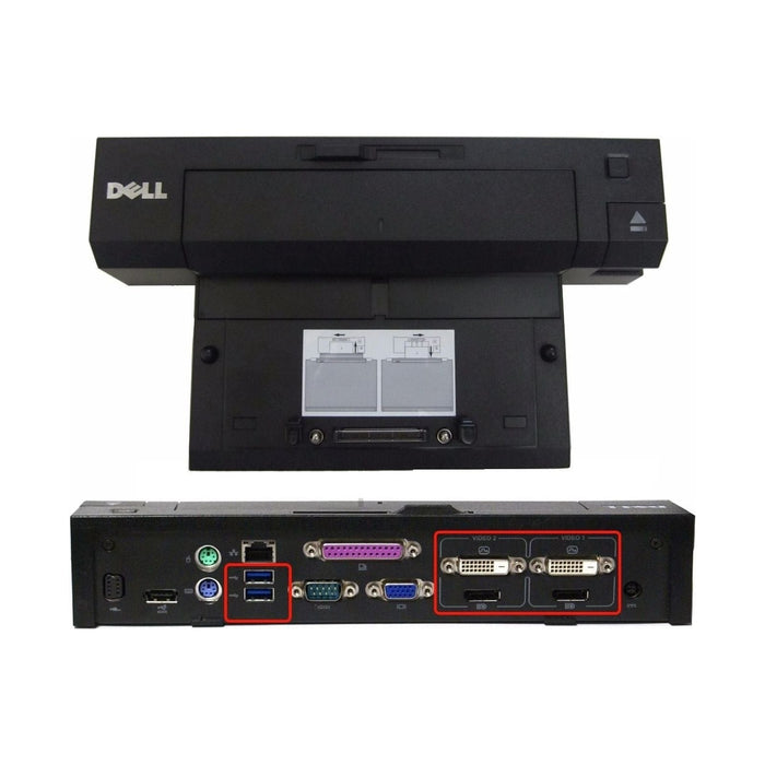 Dell PRO2X Docking Station USB 3.0 E-Port Plus R537F CY640 F310C YP126 M8V41