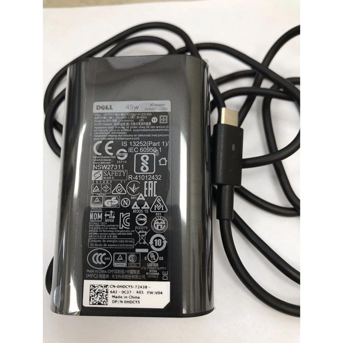 New Genuine Dell AC Adapter Charger 689C4 492-BBUU LA45NM150 HDCY5 45W