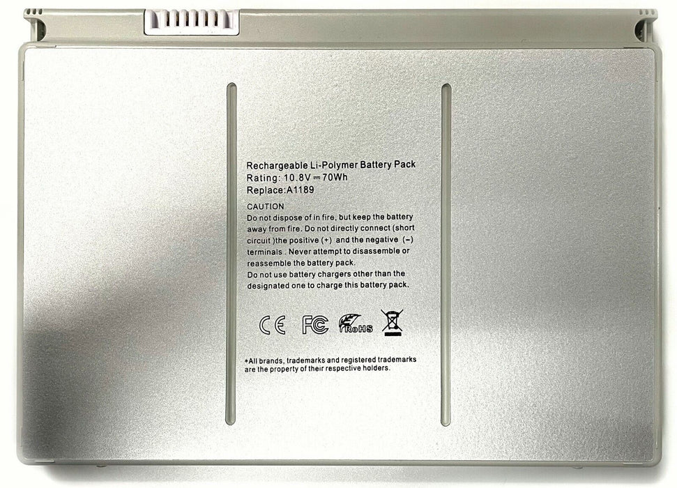 New Compatible Apple MacBook Pro 17" A1151 2006 MA092 MA092CH/A MA092J/A MA092KH/A Battery 70WH