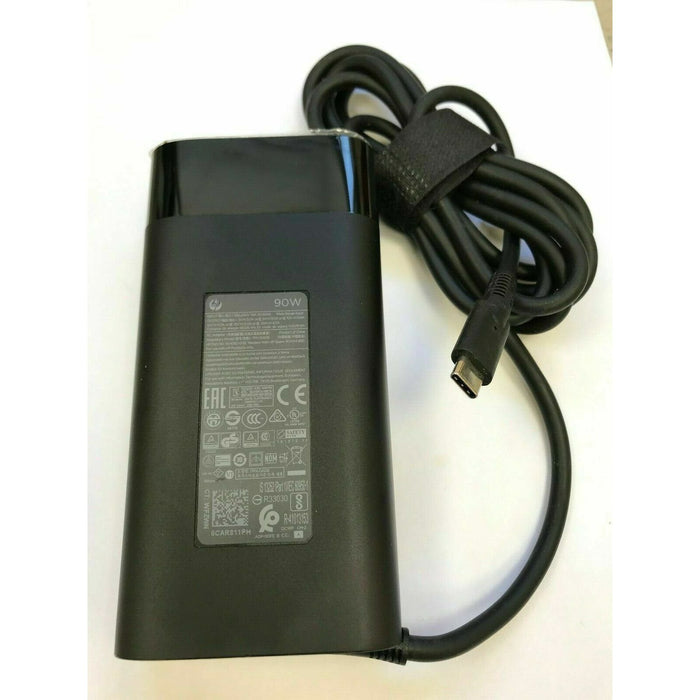 New Genuine HP Slim 90W USB-C AC Adapter 904144-850 904082-003 TPN-DA08 ADP-90FE B