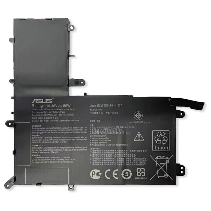 New Genuine Asus ZenBook Flip 0B200-03070200 B41N1827 Battery 56WH