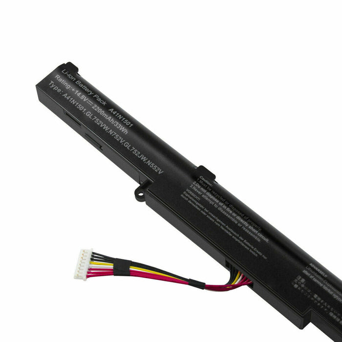 New Compatible Asus 0B110-00360000 A41N1501 Battery 33WH