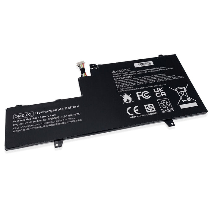 New HP EliteBook X360 1030 G2 1GY29PA 1GY30PA 1GY31PA Battery 57Wh