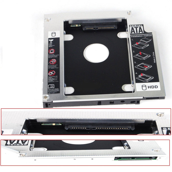 New Dell Latitude E5430 E5510 E5530 2nd 12.7mm SATA Hard Drive SSD Caddy Adapter SCDM55A