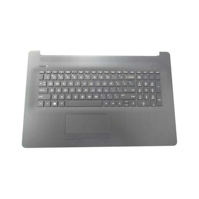 New HP 17-BY 17T-BY Palmrest US English non-backlit Keyboard Grey Ash