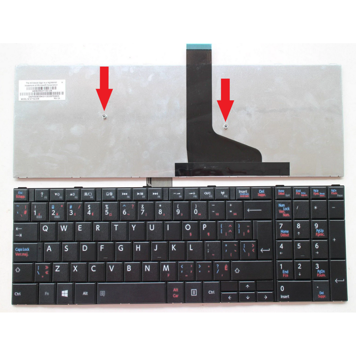 New Toshiba Satellite L75 L75-B L75D-B L75T-B L75DT-B Canadian Bilingual Keyboard