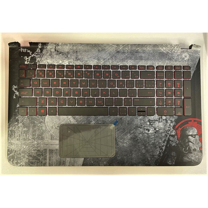 New HP Pavilion Starwars 15T-AK 15-AN CA Canadian Bilingual Backlit Keyboard Palmrest 836099-DB1