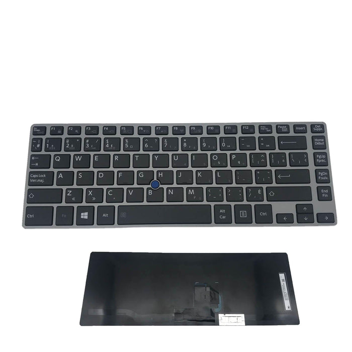 New Toshiba Tecra Z40 Z40-A Canadian Bilingual Keyboard G83C000E93CB NSK-V22BN 9Z.NAYBN.22M