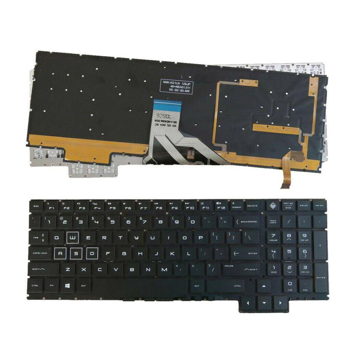 New HP Omen 15-ce 15-ce000 15-ce020ca 15-CE010CA 15-CE0US US Keyboard Black Colorful Backlit 9Z.NEABQ.101 924005-001